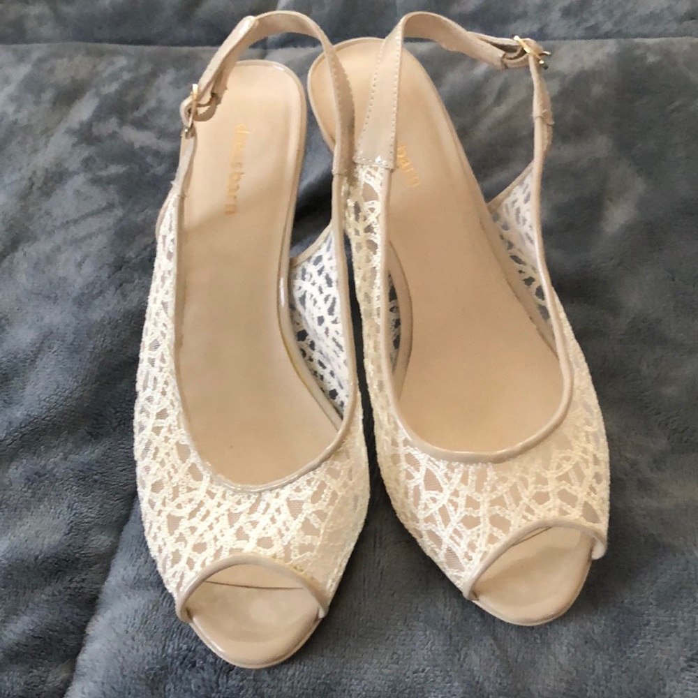 Dressbarn Off White Heels